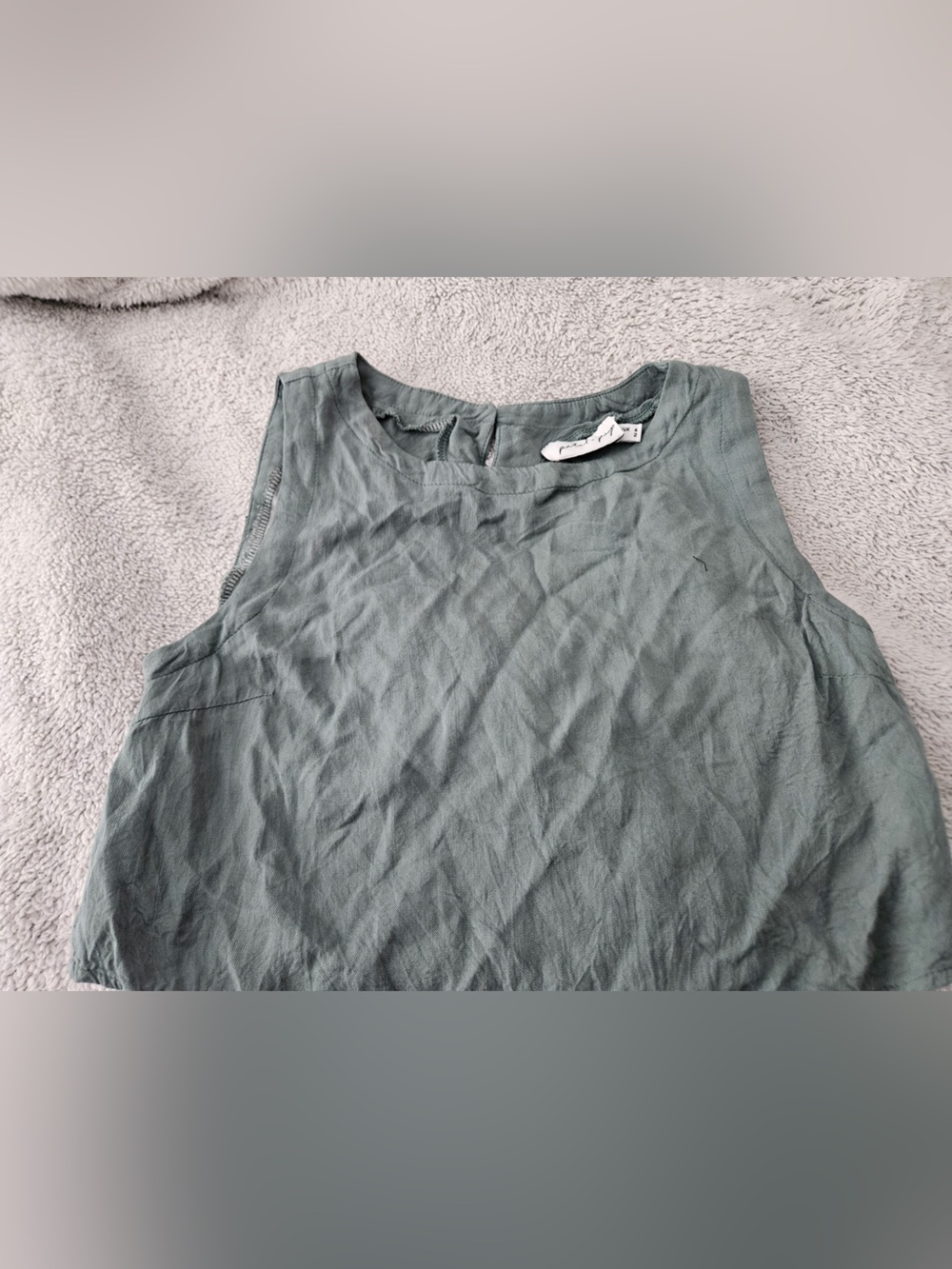 Petal & Pup Sleeveless Tank in Sage Green size 2